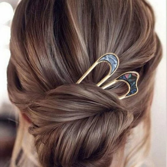 Nikkiwallflower Accessories - Geo Hair Pins Set of 2